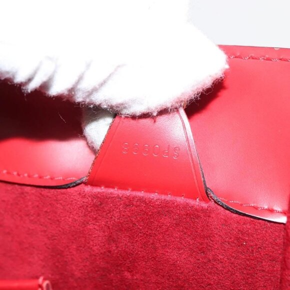 LOUIS VUITTON Epi Duplex Tote Bag Red M52427 LV Auth - Picture 14 of 16